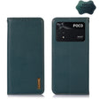 For Xiaomi Poco M4 Pro 4G KHAZNEH Nappa Top Layer Cowhide Leather Phone Case(Green) - Xiaomi Cases by PMC TechLife | Online Shopping South Africa | PMC TechLife