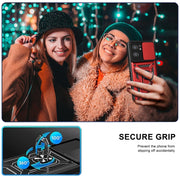 For OPPO Reno7 5G Global / Find X5 Lite Sliding Camera Cover Design TPU+PC Phone Case(Black)