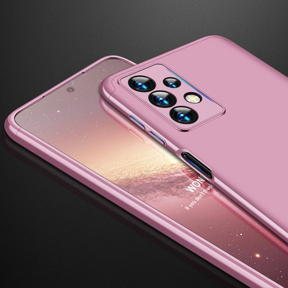 For Samsung Galaxy A23 GKK Three Stage Splicing Full Coverage PC Phone Case(Rose Gold)