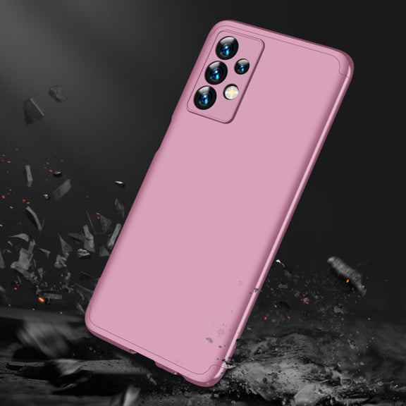 For Samsung Galaxy A23 GKK Three Stage Splicing Full Coverage PC Phone Case(Rose Gold)