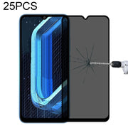 25 PCS Full Cover Anti-peeping Tempered Glass Film For Xiaomi Poco C31