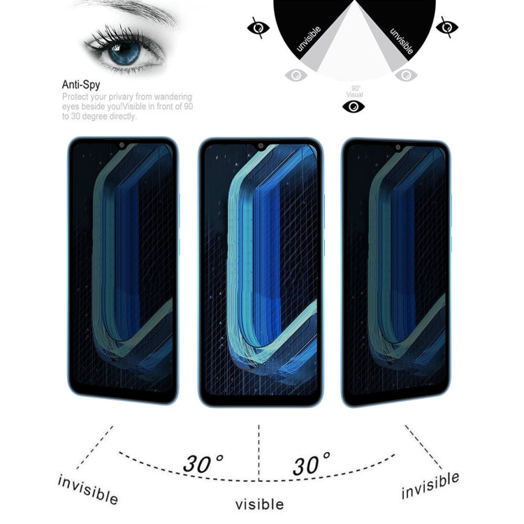 25 PCS Full Cover Anti-peeping Tempered Glass Film For Xiaomi Poco C31