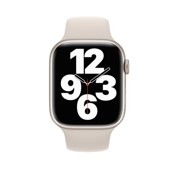 Silicone Watch Band For Apple Watch 46mm / 49mm / 45mm / 44mm(Starlight)