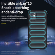 For iPhone 13 Pro Max Magic Shield TPU + Flannel Phone Case (Black)