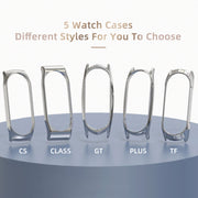 For Xiaomi Mi Band 6 / 5 / 4 / 3 Mijobs Flat Hole Silicone Watch Band, Style:CS Case(Orange+Black)