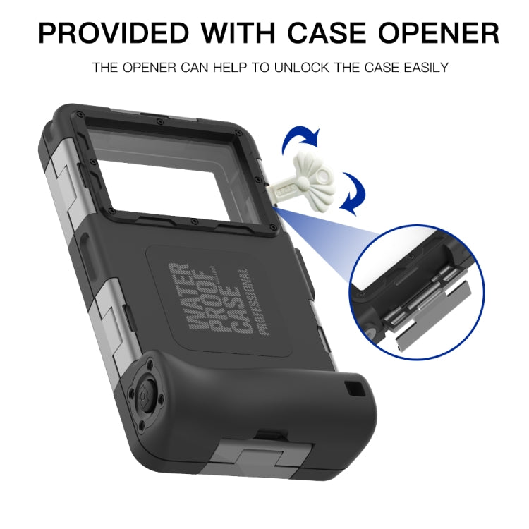 RedPepper 2nd Generation Diving Water-resistant Protective Case, Water-resistant depth: 15m(Black)