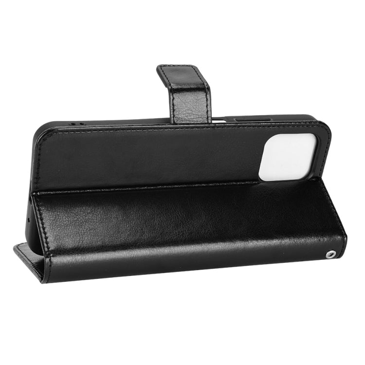 For Blackview A95 Retro Crazy Horse Texture Leather Phone Case(Black)