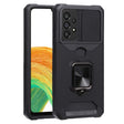 For Samsung Galaxy A33 5G Sliding Camera Cover Design PC + TPU Shockproof Phone Case(Black) - free shipping - PMC TechLife - Order now!