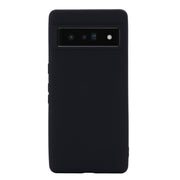 For Google Pixel 7 Pro Pure Color Liquid Silicone Shockproof Phone Case(Black)