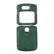 For Motorola Razr 5G Sunflower Pattern PU+TPU+PC Shockproof Phone Case(Green) - Motorola Cases by PMC TechLife | Online Shopping South Africa | PMC TechLife | Buy Now Pay Later Mobicred