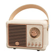 HM11 PLUS Portable HIFI Mini Retro Wireless Bluetooth Speaker(Light Yellow) - Mini Speaker by PMC TechLife | Online Shopping South Africa | PMC TechLife