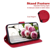 For Tecno Pova 2 Butterfly Rose Embossed Leather Phone Case(Red)