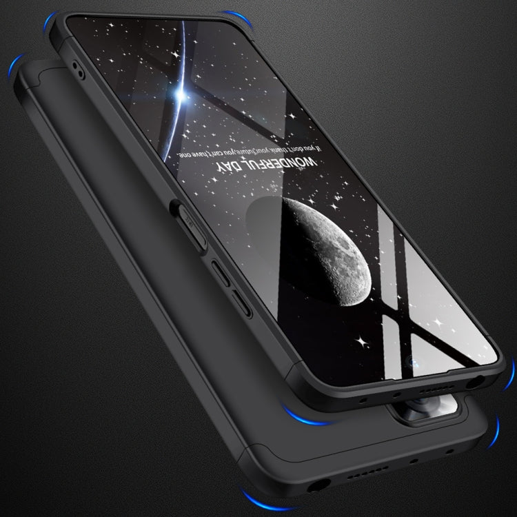 For Xiaomi Redmi Note 11 Pro 4G / 5G Global GKK Three Stage Splicing Full Coverage PC Case(Black)