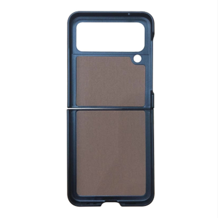 For Samsung Galaxy Z Flip4 Carbon Fiber Texture Shockproof Protective Phone Case(Blue)