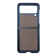 For Samsung Galaxy Z Flip4 Carbon Fiber Texture Shockproof Protective Phone Case(Blue)