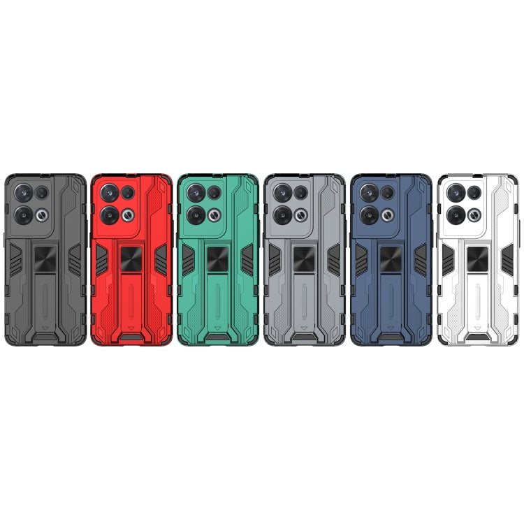 For OPPO Reno8 Pro 5G Supersonic PC + TPU Shock-proof Phone Case(Green)