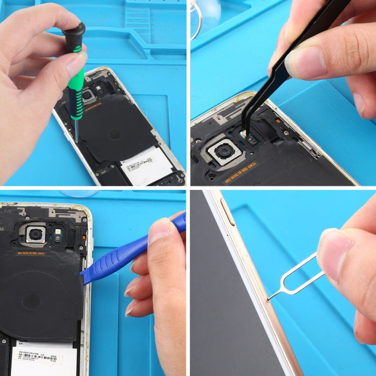 JIAFA JF-8182 21 in 1 Battery Adhesive + LCD Frame Water-resistant Adhesive + Repair Tool Set For iPhone 12