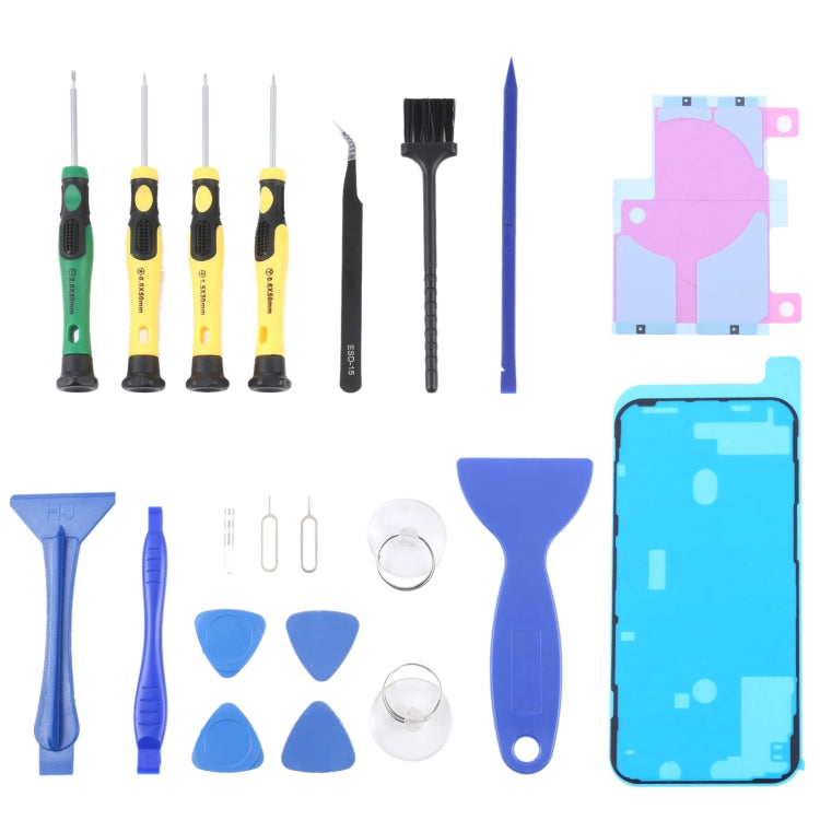 JIAFA JF-8182 21 in 1 Battery Adhesive + LCD Frame Water-resistant Adhesive + Repair Tool Set For iPhone 12 Pro Max
