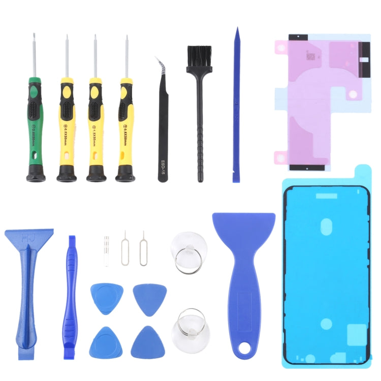 JIAFA JF-8182 21 in 1 Battery Adhesive + LCD Frame Water-resistant Adhesive + Repair Tool Set For iPhone 11 Pro Max