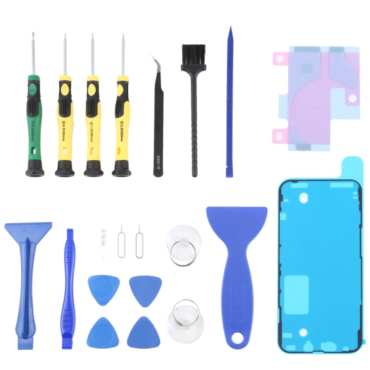 JIAFA JF-8182 21 in 1 Battery Adhesive + LCD Frame Water-resistant Adhesive + Repair Tool Set For iPhone 13 Pro