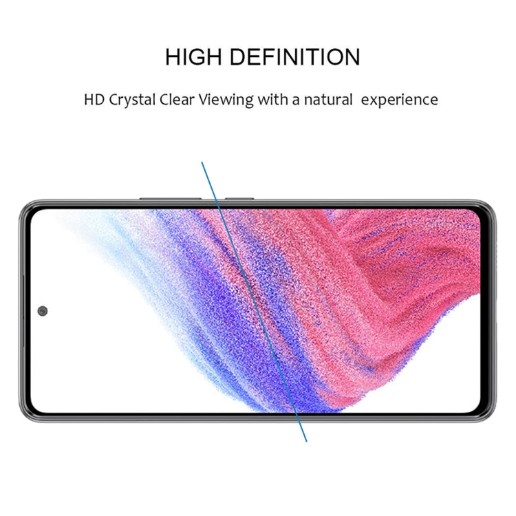 25 PCS Full Glue Cover Screen Protector Tempered Glass Film For Samsung Galaxy A53 5G