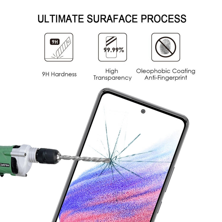 25 PCS Full Glue Cover Screen Protector Tempered Glass Film For Samsung Galaxy A53 5G