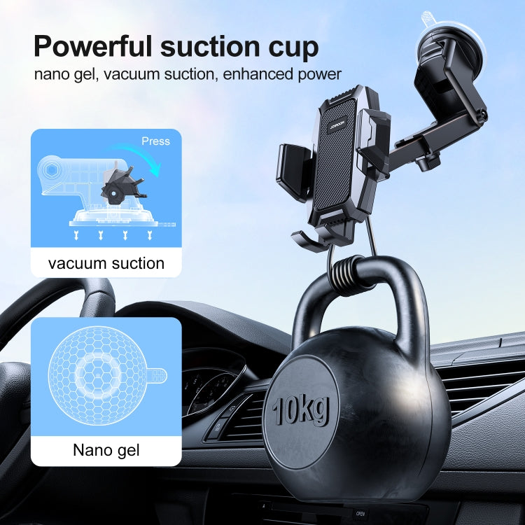 JOYROOM JR-ZS285 Mechanical Car Dashboard Phone Holder(Black)