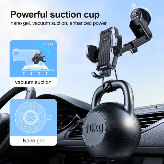 JOYROOM JR-ZS285 Mechanical Car Dashboard Phone Holder(Black)