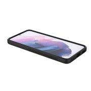 For Samsung Galaxy S21+ 5G Magic Shield TPU + Flannel Phone Case(Black)