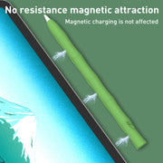 Bamboo Liquid Silicone Gel Stylus Pen Protective Case For Apple Pencil 1(Light Green)