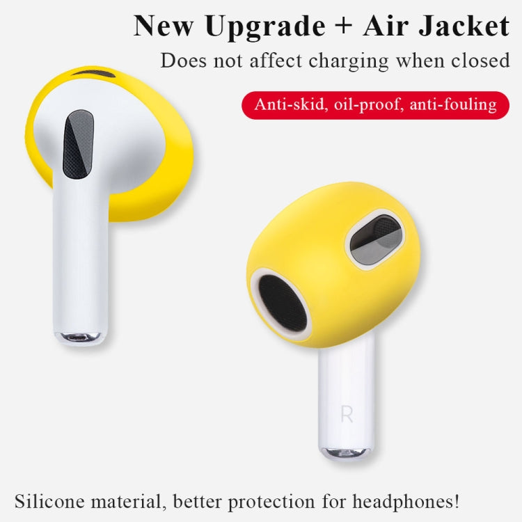 Ear Cap Silicone Protective Case for AirPods 3(Light Purple)