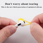 Ear Cap Silicone Protective Case for AirPods 3(Yellow)