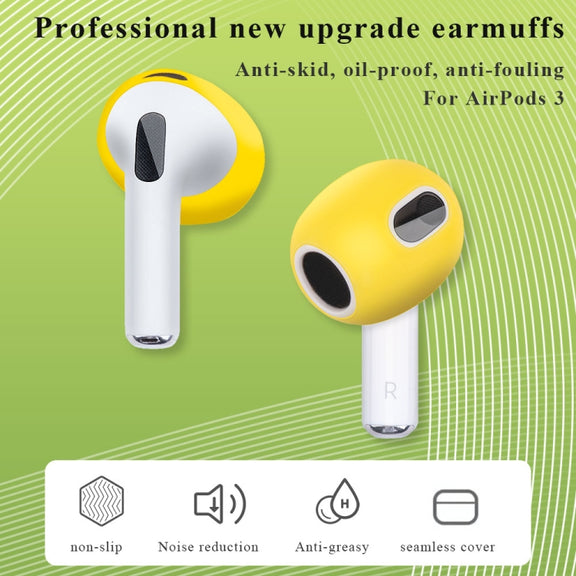 Ear Cap Silicone Protective Case for AirPods 3(Azure Blue)