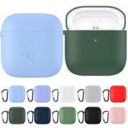 Liquid Silicone One-piece Earphone Protective Case For Redmi Buds3(Light Purple)