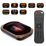 MECOOL HK1RBOX X4 4K TV Box, Android 11 Amlogic S905X4 CPU with RC 4GB+32GB(EU Plug)