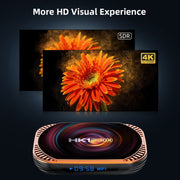 MECOOL HK1RBOX X4 4K TV Box, Android 11 Amlogic S905X4 CPU with RC 4GB+32GB(EU Plug)