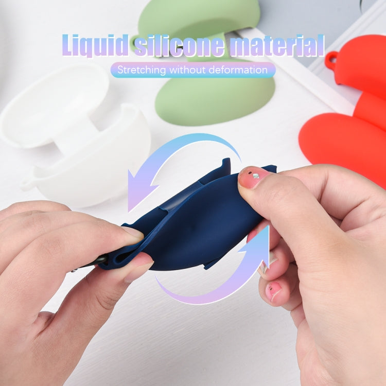 Earphone Liquid Silicone Protective Case For Huawei FreeBuds 5i(White)