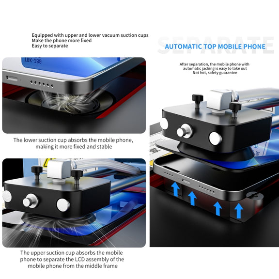 TBK 288  Built-in Pump Vacuum Automatic Intelligent Control Screen Removal Tool, US Plug