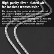 KZ-EDX Ultra Dual Magnetic Dynamic In-Ear Headphones,Length: 1.2m(With Microphone)