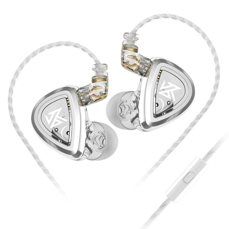 KZ-EDA Balanced Dual Magnetic Dynamic In-Ear Earphone,Length: 1.2m(With Microphone)