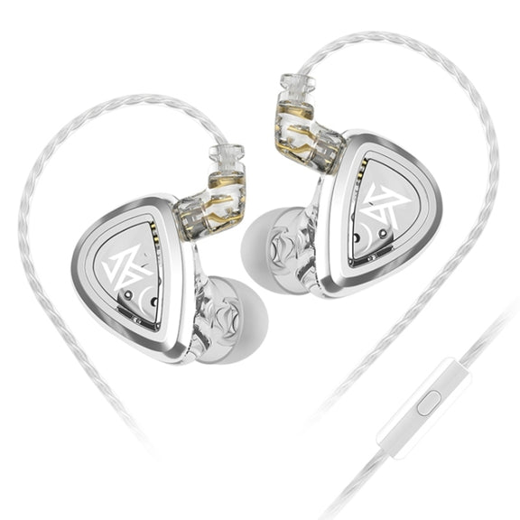 KZ-EDA Balanced Dual Magnetic Dynamic In-Ear Earphone,Length: 1.2m(With Microphone)
