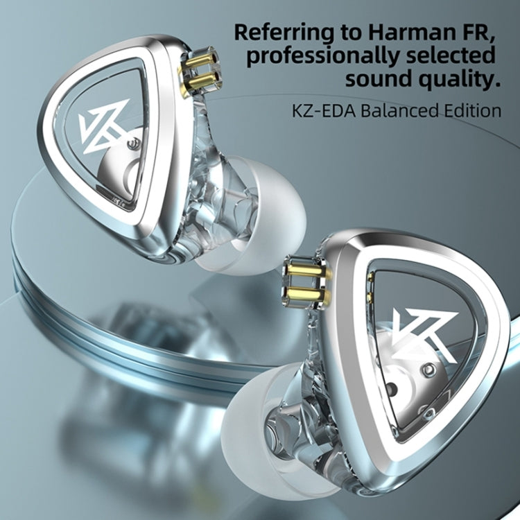 KZ-EDA Balanced Dual Magnetic Dynamic In-Ear Earphone,Length: 1.2m(Without Microphone)