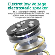 KZ-ZES Electrostatic Dynamic Hybrid HIFI In-Ear Headphones,Length: 1.2m(Without Microphone)
