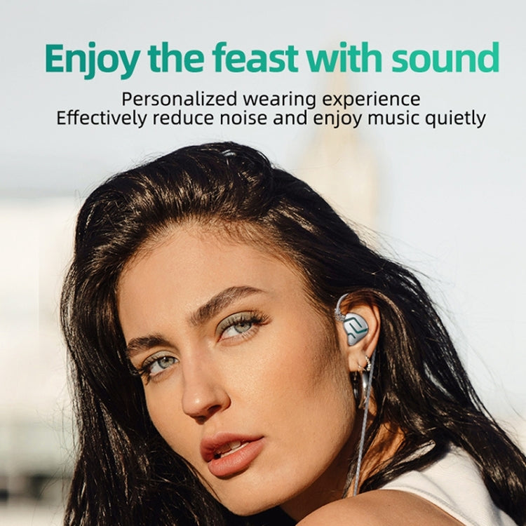 KZ-ZES Electrostatic Dynamic Hybrid HIFI In-Ear Headphones,Length: 1.2m(Without Microphone)