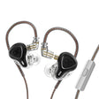 GK G5 1.25m Dynamic Subwoofer HiFi In-Ear Headphones, Style:With Microphone(Black) - In Ear Wired Earphone by PMC TechLife | Online Shopping South Africa | PMC TechLife