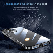 For iPhone 12 SULADA JINGJIA Series Lens Protector PC Phone Case(Blue)