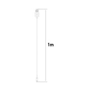 For Huawei Watch Fit 2 Smart Watch Magnetic Charging Cable, Length: 1m(White)