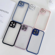 For iPhone 14 Pro All-inclusive Camera Shockproof Phone Case(Light Blue)