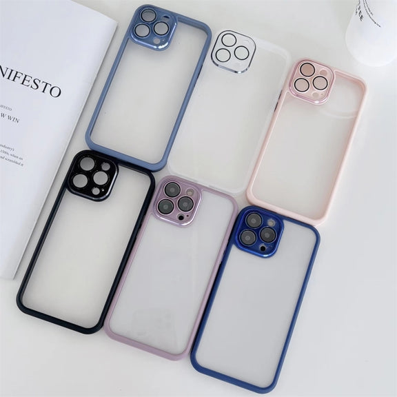 For iPhone 14 Pro All-inclusive Camera Shockproof Phone Case(Light Blue)