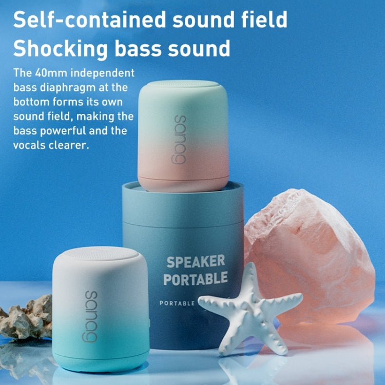 Sanag X6S Outdoor Portable Mini Gradient Bluetooth Speaker(Sky Blue)